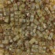 Miyuki half tila 5x2.4mm Perlen - Picasso transparent saffron HTL-4501